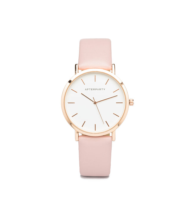 Marshmallow Pink Rose Gold Watch