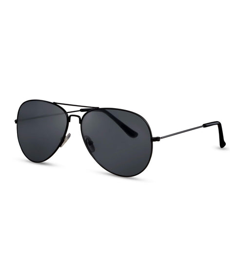 Black Aviator Sunglasses