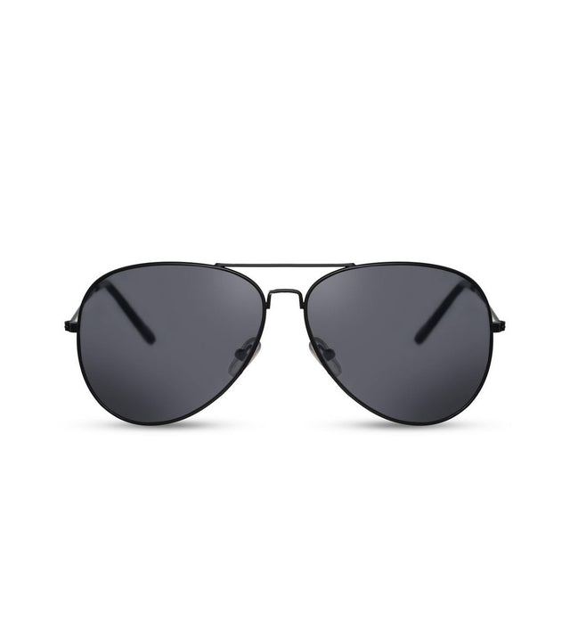 Black Aviator Sunglasses