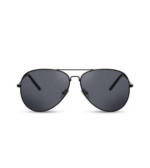 Black Aviator Sunglasses