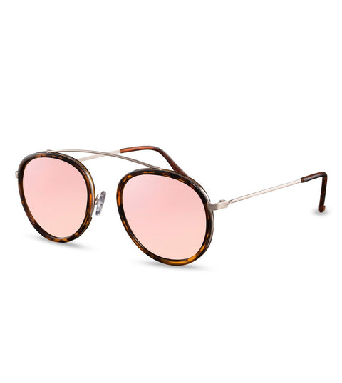 Mirror Flash Pink & Tortoiseshell Sunglasses