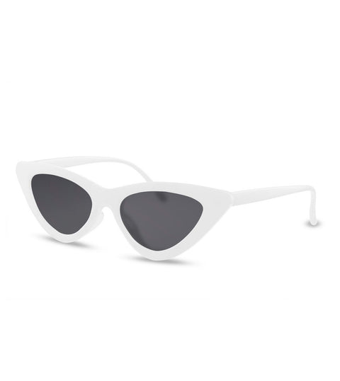 Cat Eye Sunglasses in White