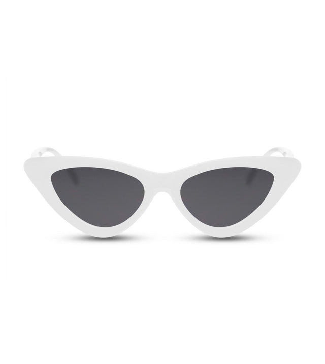 Cat Eye Sunglasses in White