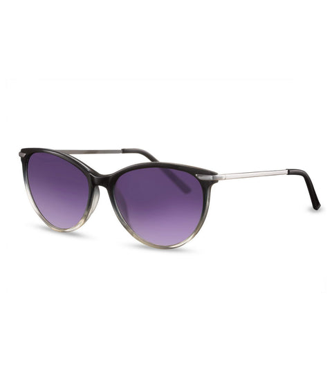 Cat Eye Sunglasses in Black With Smoke Lens