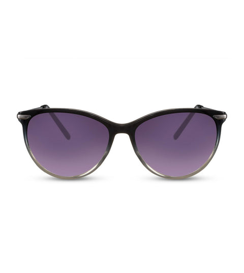 Cat Eye Sunglasses in Black With Smoke Lens