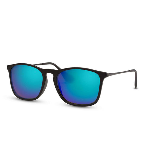 Blue Flash Sunglasses in Black