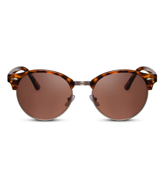 Retro Sunglasses in Toirtoiseshell With Brown Smoke Lens