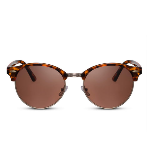 Retro Sunglasses in Toirtoiseshell With Brown Smoke Lens